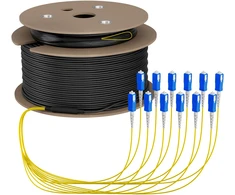 Efb Elektronik EFB Trunkkabel U-DQ(ZN)BH OS2 12E (1x12) SC-SC 140m Dca LSZH G657A1