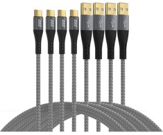 EFB Elektronik USB-AC-00005 USB kabelis USB 2.0 USB A USB C Juodas, Pilkas