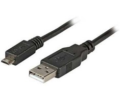 Efb Elektronik EFB USB2.0 Anschlusskabel Typ A Stecker auf Typ Micro B Stecker 5 polig Classic Juodas 1m