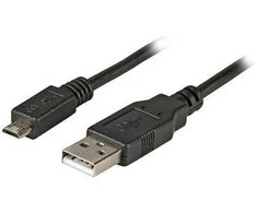 Efb Elektronik EFB USB2.0 Anschlusskabel Typ A Stecker auf Typ Micro B Stecker 5 polig Classic Juodas 1m