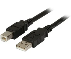 Efb Elektronik EFB USB2.0 Anschlusskabel A-B,St.-St.,1.8m,juodas,Premium