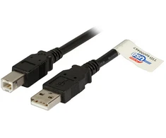 Efb Elektronik EFB USB2.0 Anschlusskabel A-B,St.-St.,1.8m,juodas,Premium