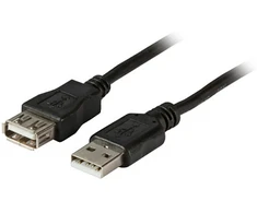 Efb Elektronik EFB USB2.0 Verlängerungskabel A-A,St-Bu,3m,juodas,Class