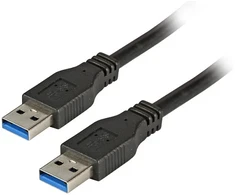 Efb Elektronik EFB USB3.0 Anschlusskabel A-A, St.-St., 1,0m, juodas, Classic