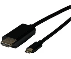 Efb Elektronik USB kabelis EFB USB-C - HDMI 2 m juoda (BUSBC-HDMI-4K30K.2)
