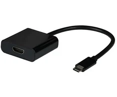Efb Elektronik USB kabelis EFB USB-C - HDMI 0,15 m Juodas (BUSBC-HDMI-4K30)