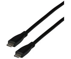 Efb Elektronik USB kabelis EFB USB-C - USB-C 0,8 m Juodas (EBUSBC40- TB40G.0,8)