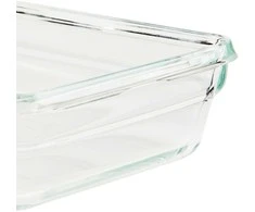 EMSA Clip&amp;Close Glass Food Storage Box 3 vnt
