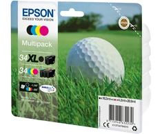 Tusz Epson 34XL MPACK INK (XL BKundSTD CM - C13T34794010