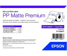 Epson Epson 7113417 etiketės spausdinimui Baltos. Lipnios etiketės spausdinimui