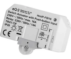 eQ-3 HomeMatic IP Namų IP Schaltaktor mit Tastereingang – Unterputz