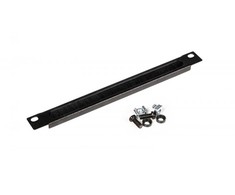 Equip Equip 10'' Kabeldurchführung mit Bürsteneinsatz, 1U juodas