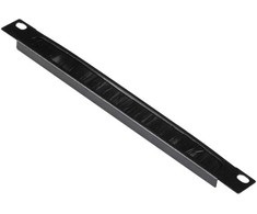 Equip Equip 10'' Kabeldurchführung mit Bürsteneinsatz, 1U juodas