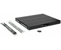 Equip Equip kintama lentyna 19" serverių spintelėms, 1U 60cm juoda