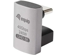 Adapteris USB Equip 133478 USB-C - USB-C Sidabrinė (133478)