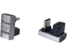 Adapteris USB Equip 133477 USB-C - USB-C Sidabrinė (133477)
