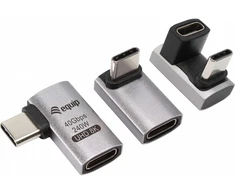 Adapteris USB Equip 133478 USB-C - USB-C Sidabrinė (133478)