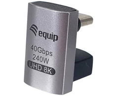 Adapteris USB Equip 133477 USB-C - USB-C Sidabrinė (133477)