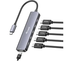 Stacja/replikator Equip doko stotelė przewodowa USB 3.2 Gen 2 (3.1 Gen 2) Type-C Pilka