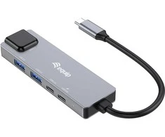 Equip Įrengti 133496 doko stotelė USB 3.2 Gen 1 laidą (3.1 Gen 1) Type-C Saw