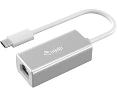 Adapteris USB Equip USB-C - RJ-45 Sidabrinė (133454)