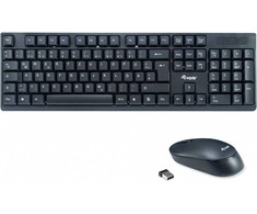 Klaviatūra ir pelė Equip 245220 klaviatūra Dołączona myszka RF belaidė QWERTZ niemiecki juoda