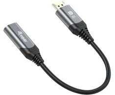 Adapteris AV Equip Equip Displayport->HDMI Adapteris 1.4 St/Bu 8K/60Hz grau