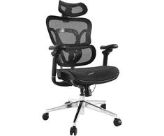 Equip Ergonomischer Bürostuhl+Kopf/Armstützen juodas lite Retail