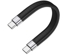 Kabelis USB Equip Thunderbolt - Thunderbolt 0.13 m Juodas (128410)