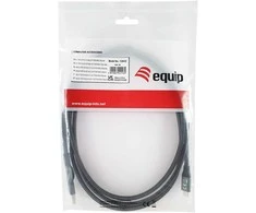 Kabelis USB Equip USB-A + USB-C - USB-C 2 m Juodas (128432)