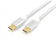 USB kabelis Equip USB-C - USB-C 2 m Baltas (128358)