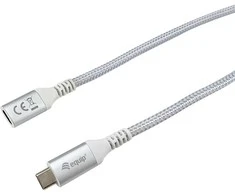 Kabelis USB Equip USB-C - USB-C 1 m Baltas (128376)