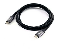 Kabelis USB Equip USB-C - USB-C 2 m Juodas (128383)