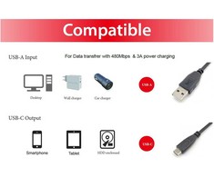 Equip Equip 128831 kabelis USB USB 2.0 0,5 m USB A USB C Juodas