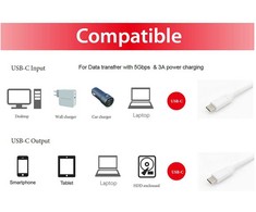 Equip 128365 kabelis USB USB 3.2 Gen 1 (3.1 Gen 1) 0,5 m USB C Baltas