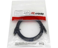 Kabelis USB Equip 128348 USB-C do USB-C 3.2 Gen 1 5 Gbit/s PD 60 W 0.5 m Juodas