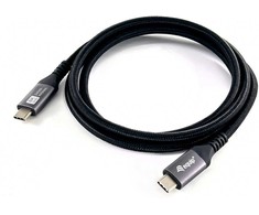 Kabelis USB Equip USB4 Gen 3x2 USB-C na USB-C 0.5m 40 Gbit/s 240W Juodas (128380)