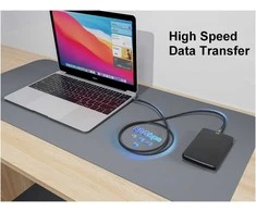 Kabelis USB Equip Kabelis USB-C4.0->C 80Gbps PD240W St/St 1.20m juoda