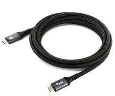 Kabelis USB Equip USB4 Gen 2x2 3 m 20 Gbit/s 240 W Juodas (128384)
