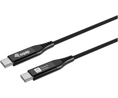 Equip Equip 128389 kabelis USB USB4 Gen 3x2 1,2 m USB C Juodas