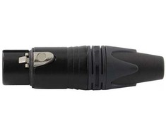 Equip Kabelinė jungtis 3-pin lizdas juoda