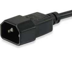 Equip Įranga Įrengti Kaltgeräteverl.-Kabelis maitinimo kabelis IEC C14 -> IEC C13 St/Bu 3m sw