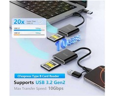 Skaitytuvas Equip Equip 245461 czytnik kart USB 3.2 Gen 2 (3.1 Gen 2) Type-C Juodas