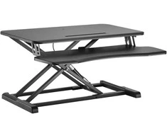 Įranga Equip ERGO monitoriaus stalas su sėdynės/stovo stovu juodas 15kg