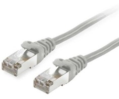 Equip Equip Komutacinis kabelis Cat6 S/FTP 2xRJ45 30.00m pilkas