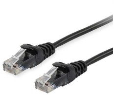Equip 625474 kabelis sieciowy Juodas 0,15 m Cat6 U/UTP (UTP)
