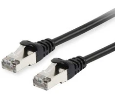 Equip 6a katė, SFTP, 0,5 m, juoda (606102)