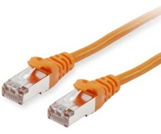 Equip Kabelis sieciowy Cat.6a, S/FTP, 25m, oranžinė (606613)