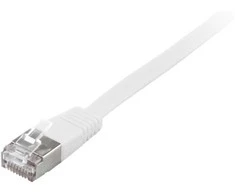 Equip Patchkabel Cat6A U/FTP 2xRJ45 0.50m baltas Flach LSZH Polybeutel