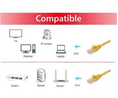 Equip Equip Patchkabel Cat6A U/UTP 2xRJ45 20.00m gelb LSZH